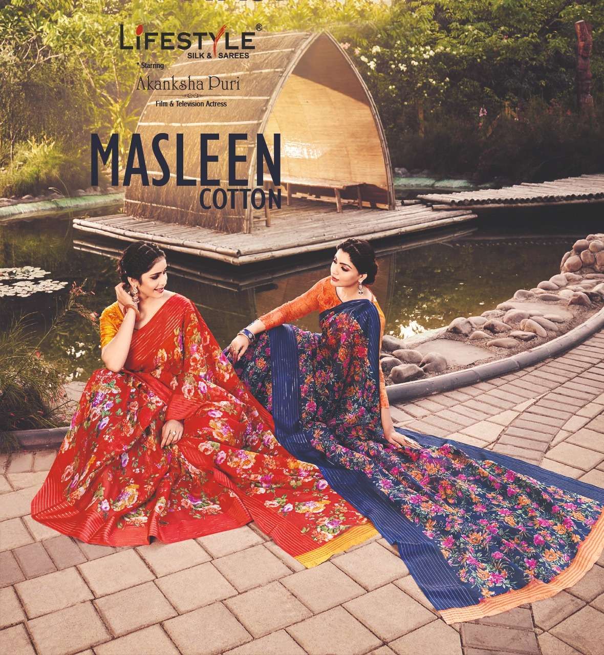 Lifestyle Masleen Cotton Printed Fancy Cotton Saree