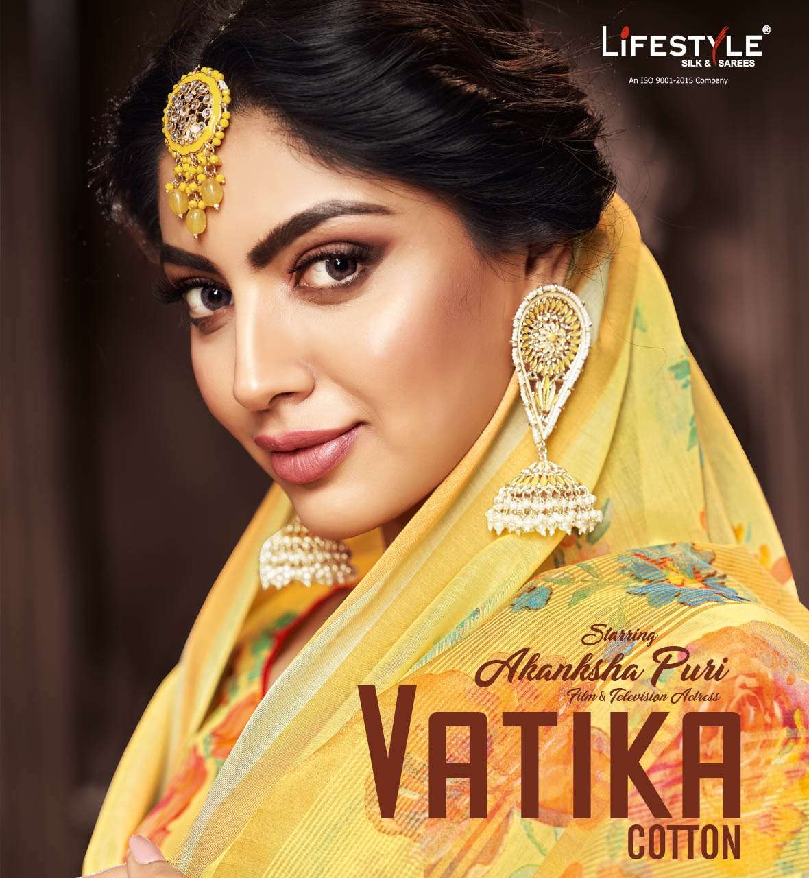 Lifestyle Vatika Cotton Brasso Designer Saree