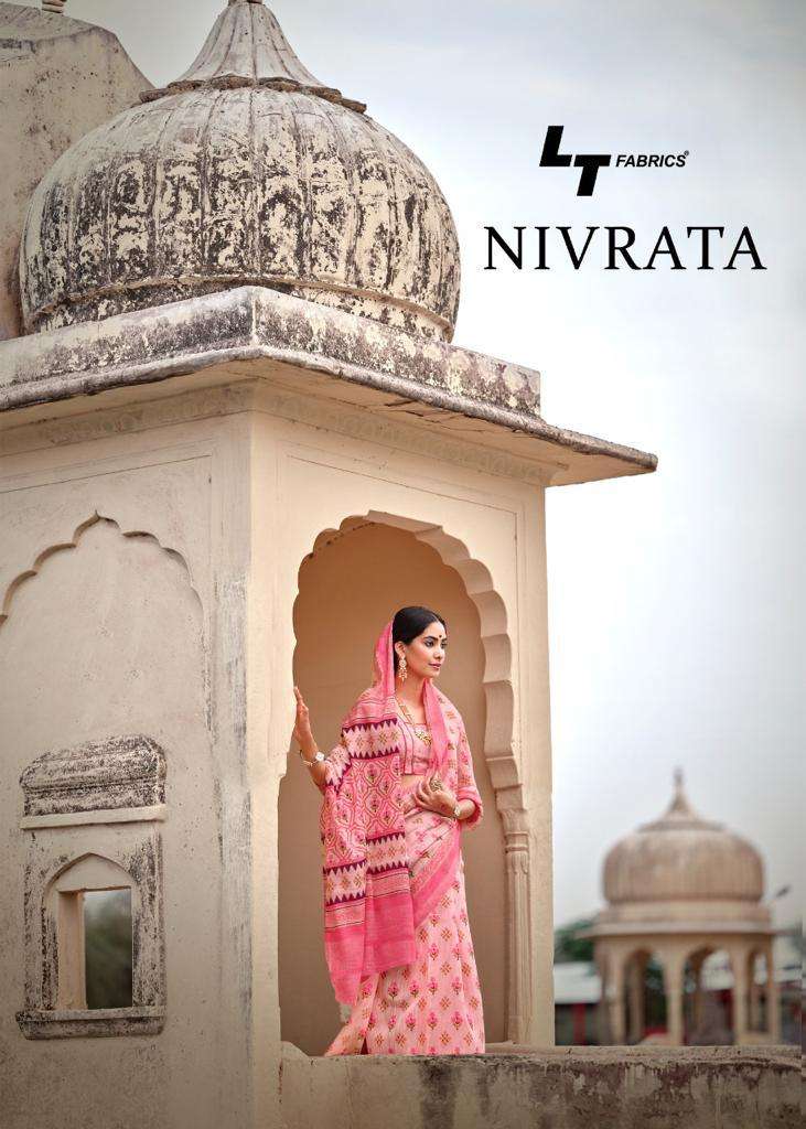 Lt Nivrata Cotton Silk Casual Wear Indian Saree