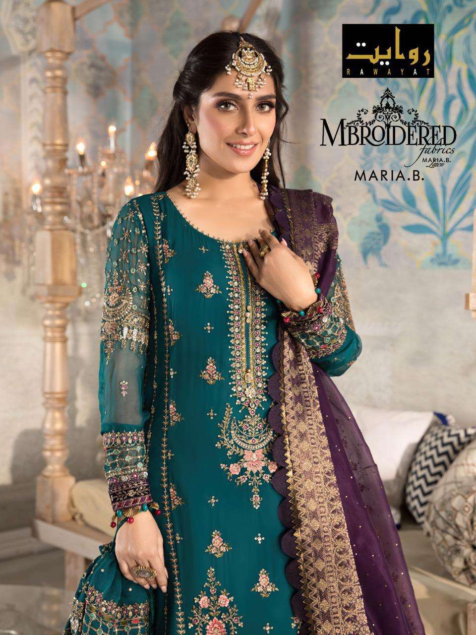 Mbroidered Collection 2021 By Rawayat Pakistani Fancy Suits