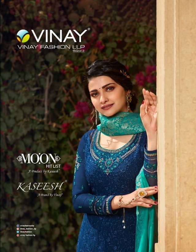 Moon Hitlist By Vinay Georgette Designer Suits