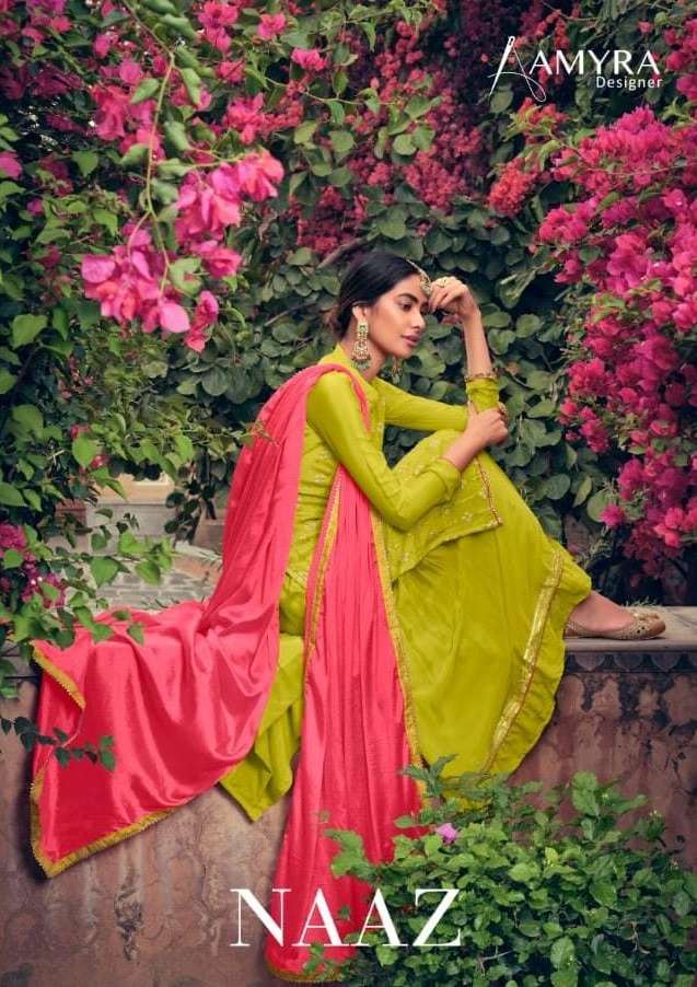 Naaz By Amyra Elegnat Heavy Garara Suits Supplier