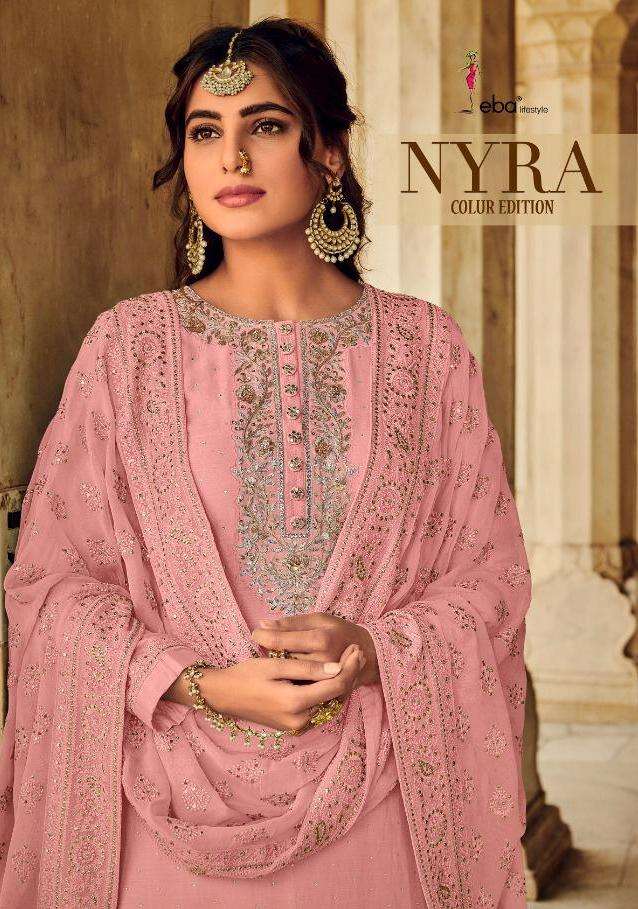 Nyra Colour Edition By Eba Viscose Silk Fancy Salwar Kameez