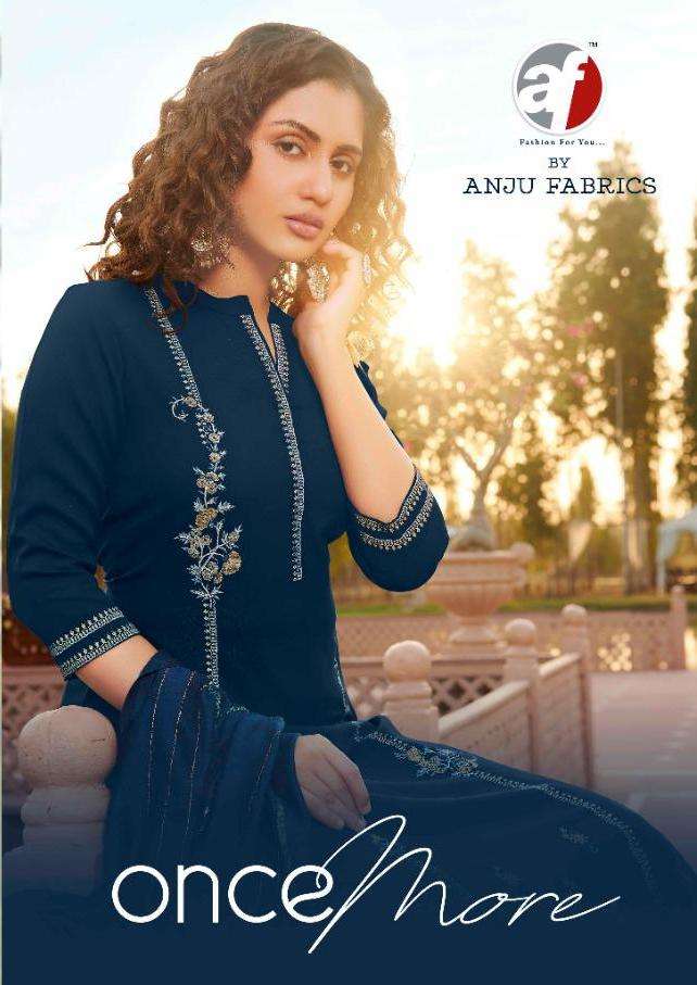 Once More Vol 1 By Af Kurti Pant And Dupatta Set