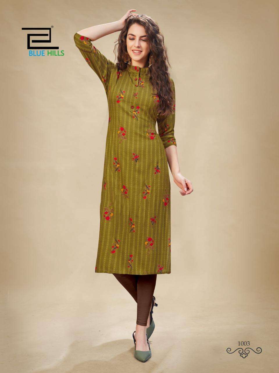 Pari By Blue Hills Rayon Printed Kurti