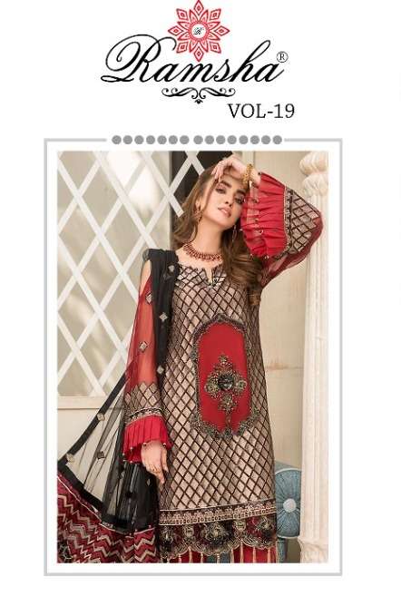 Ramsha Vol 19 Georgette Pakistani Dresses