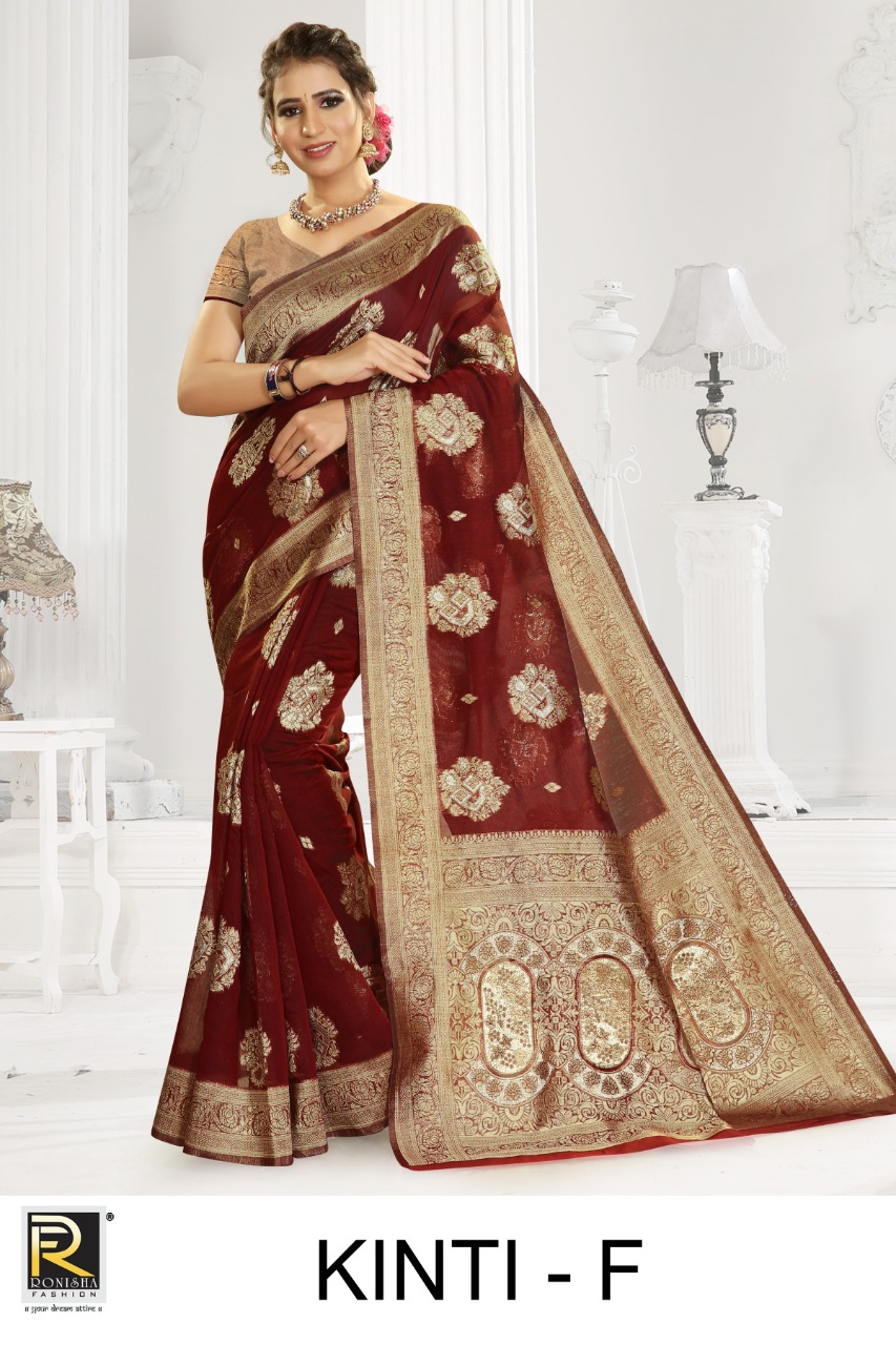 Ranjna Kinti Casual Wear Silk Designer Saree Collection