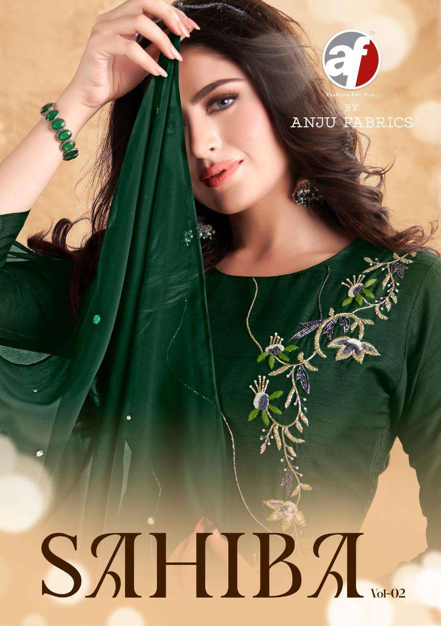 Sahiba Vol 2 By Anju Fab Readymade Garara Suits