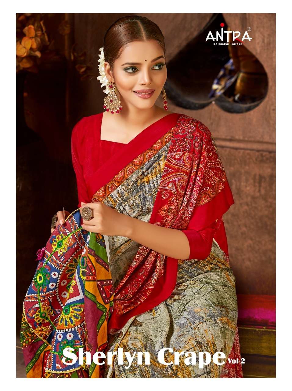 Sherlyn Crape Vol 2 By Antra Crape Silk Fancy Sarees