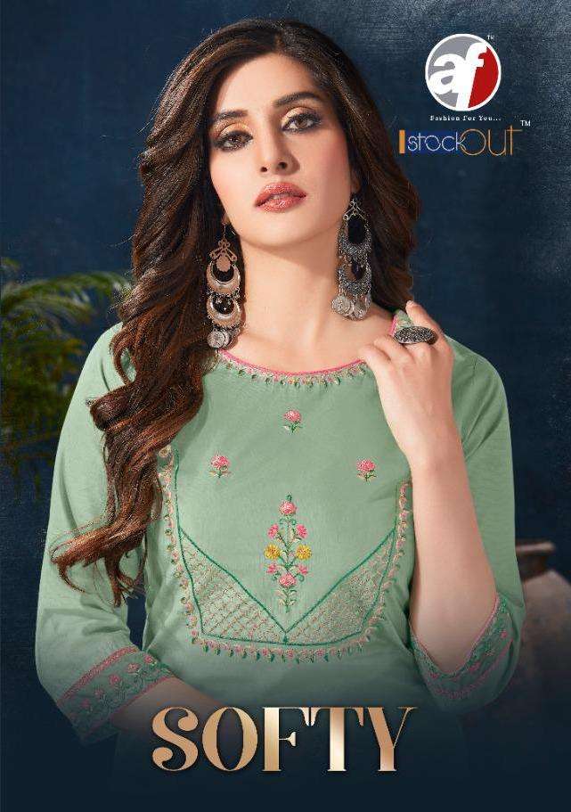 Softy By Anju Fab Cotton Kurti With Pant Supplier