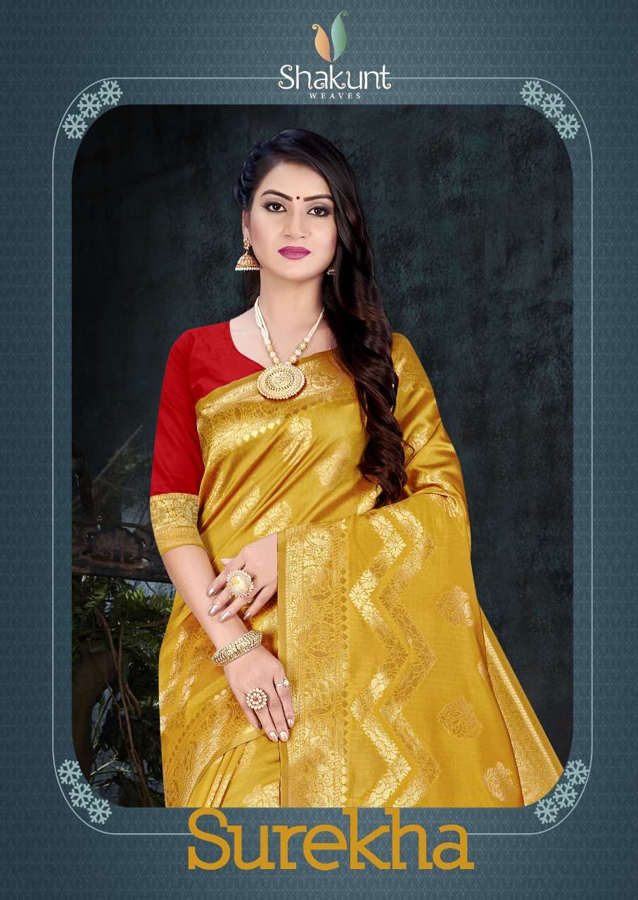 Surekha By Shakunt Art Silk Fancy Sarees