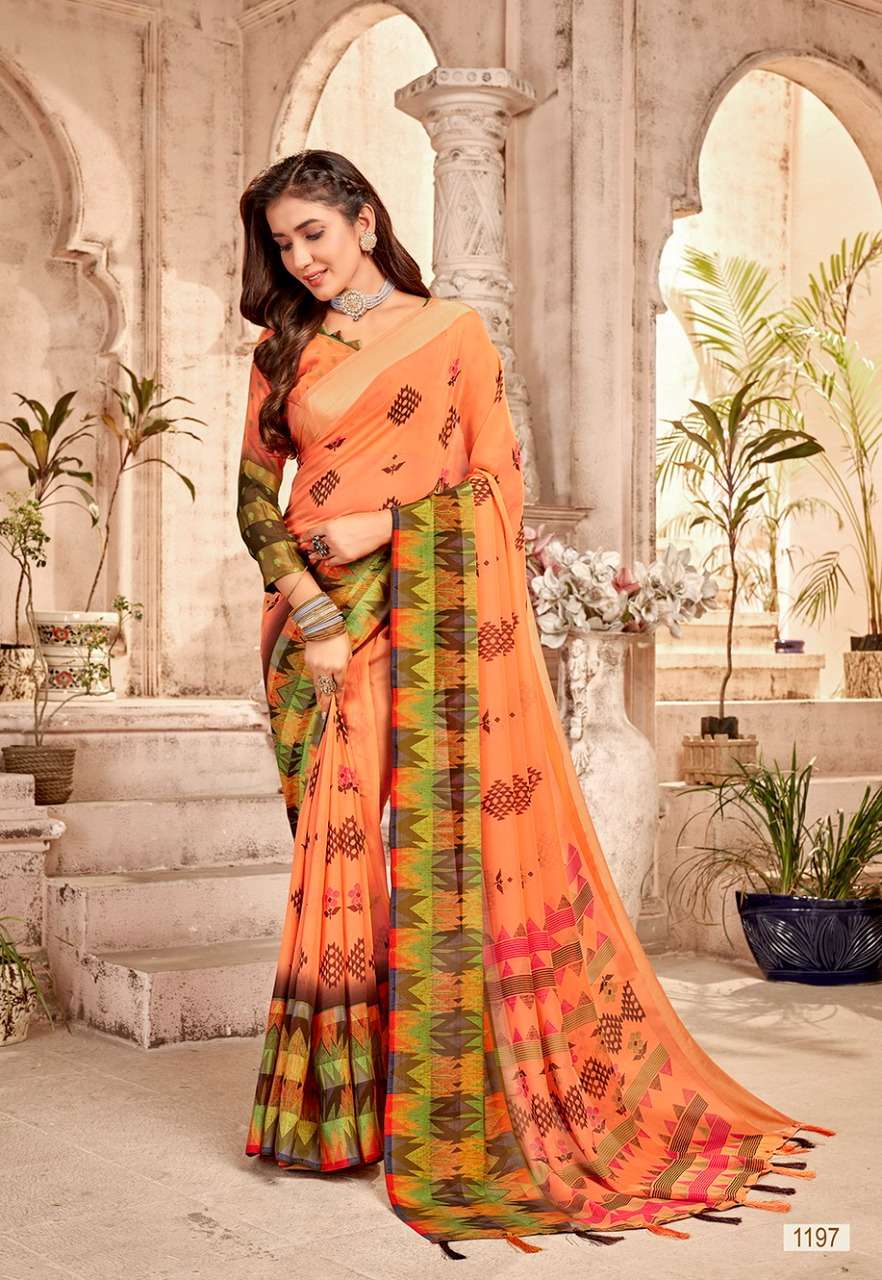 Vinamra Viscose Print Vol 9 Fancy Saree Wholesaler