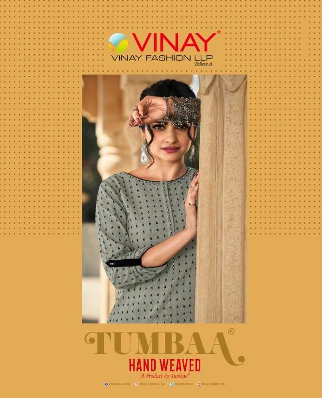 Vinay Hand Weaved Designer Kurti With Pant Collection