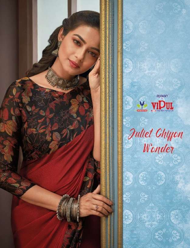 Vipul Juliet Chiffon Wonder Printed Daily Wear Saree