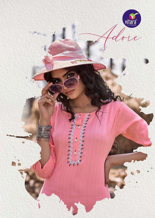 Vitara Adore Cotton Fancy Kurti