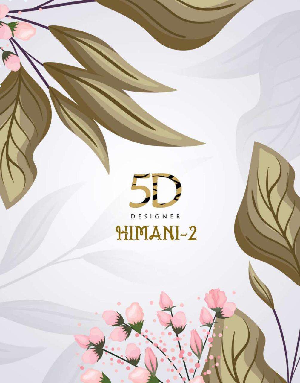 5d Designer Hemani Vol 2 Georgette Printed Sarees