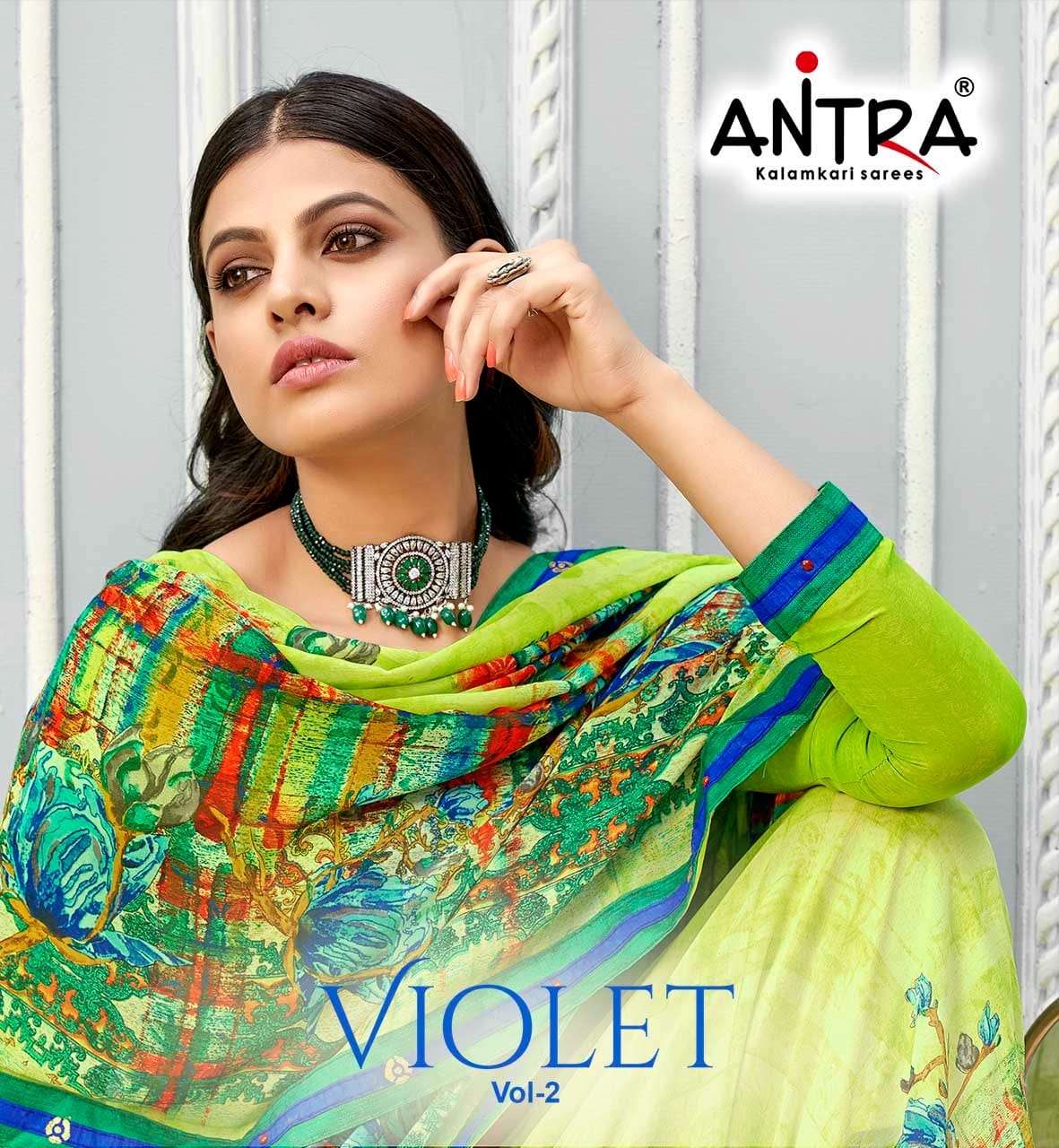 Antra Violet Vol 2 Weightless Printed Casual Wear Saree