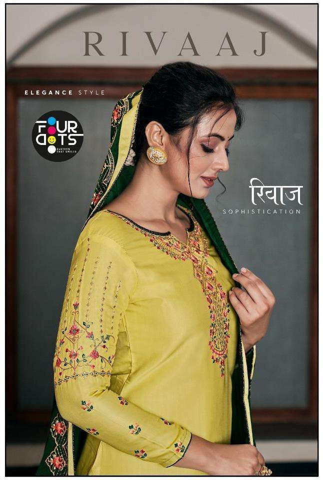 Fourdots Rivaaj Modal Satin Classy Fancy Suits