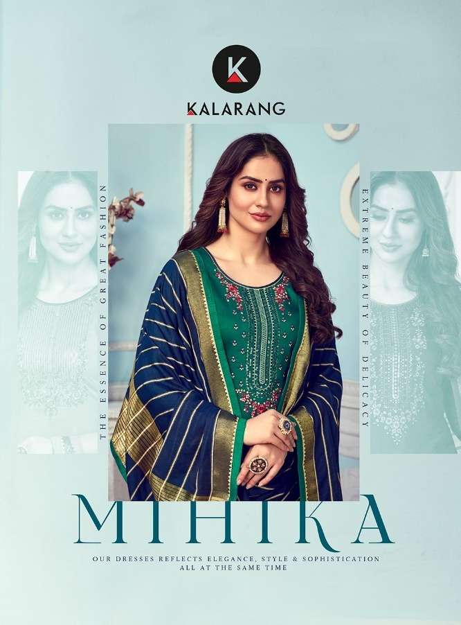 Kalarang Mihika Jam Silk Cotton Fancy Suits