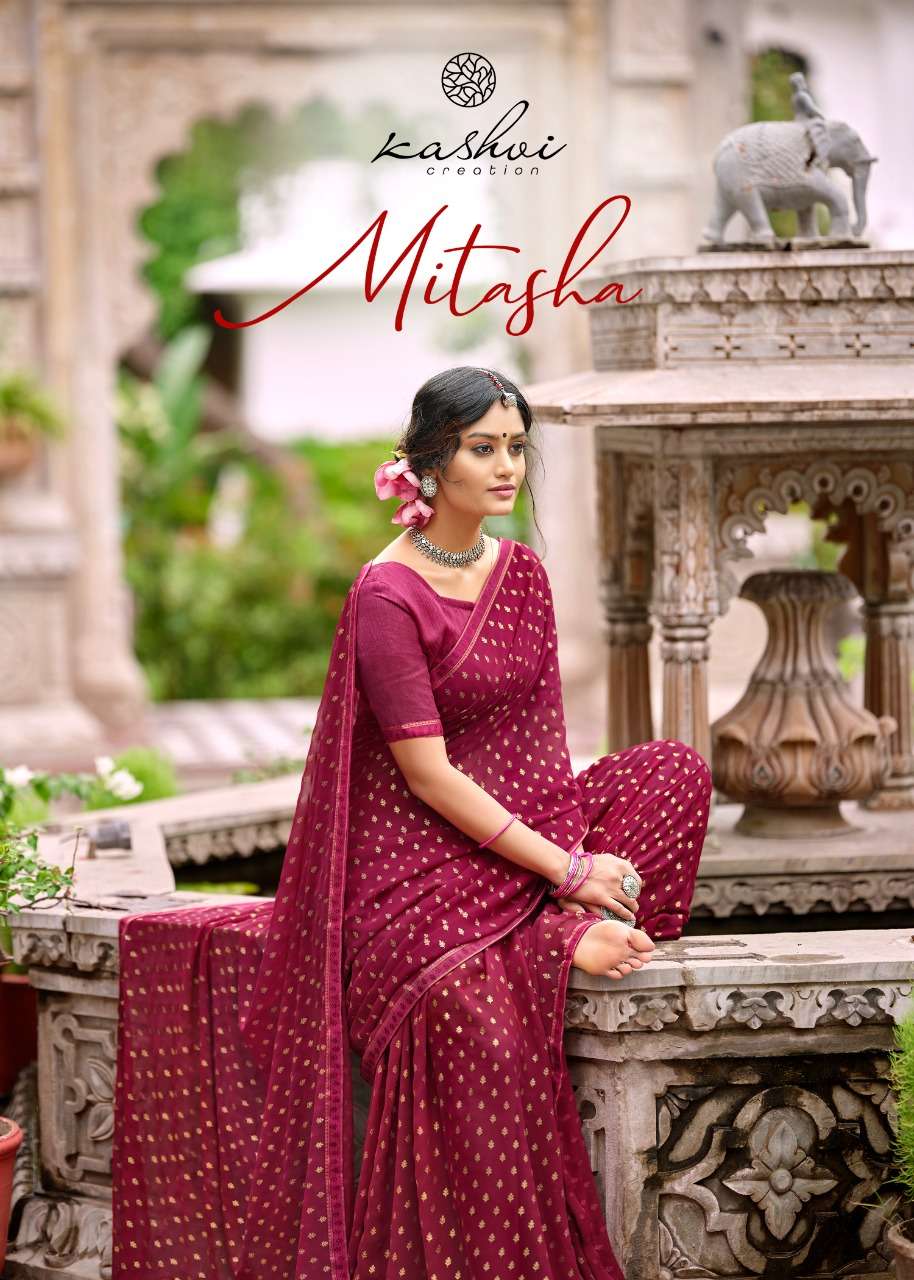 Kashvi Mitasha Georgette Printed Sarees