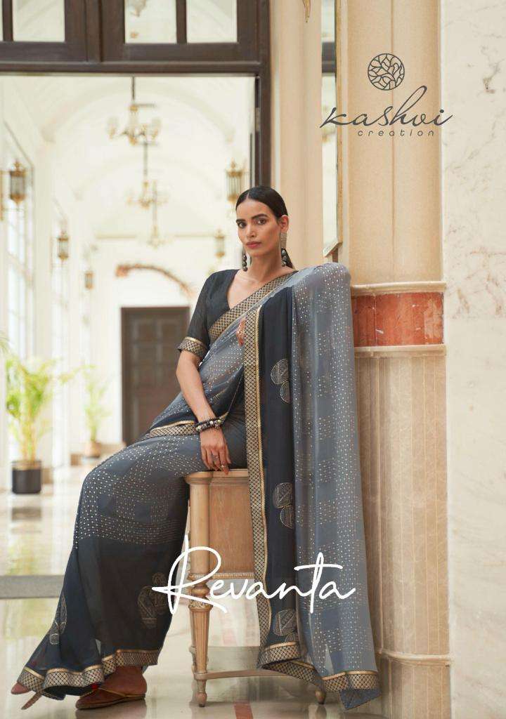 Kashvi Revanta Georgette Casual Wear Saree