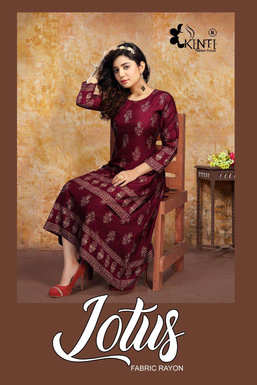 Lotus By Kinti Fancy Elegant Kurti Exports