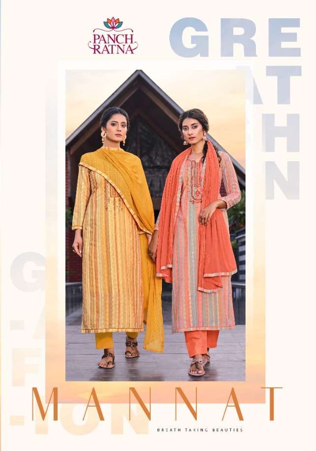 Mannat By Panch Ratna Casual Wear Fancy Suits