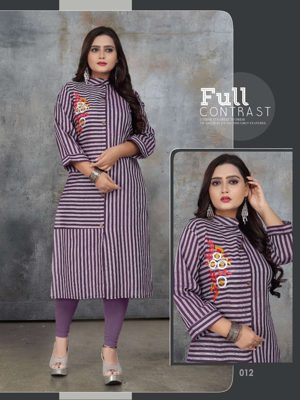 Pari Vol.2 By Trendy Heavy South Cotton With Work Kurti Catalog Collections Wholesaler Best Rate Surat