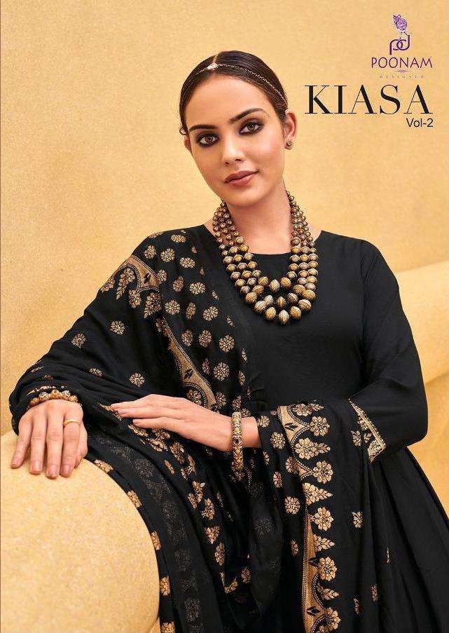 Poonam Kiasa Vol 2 Rayon Gown With Dupatta