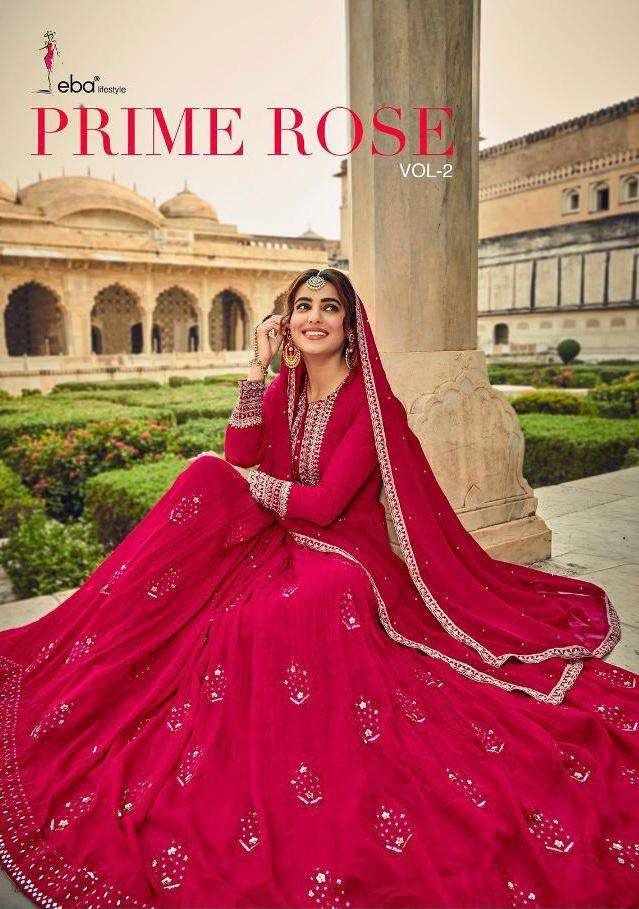 Prime Rose Vol 2 By Eba Georgette Exclusive Fancy Suits