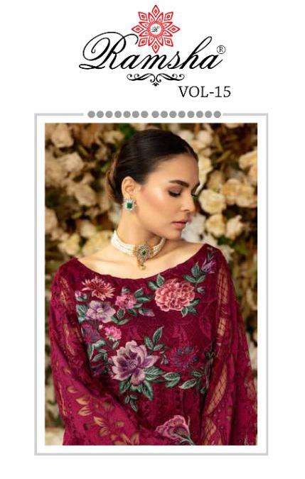 Ramsha Vol 15 Series 323-326 Georgette Pakistani Suits