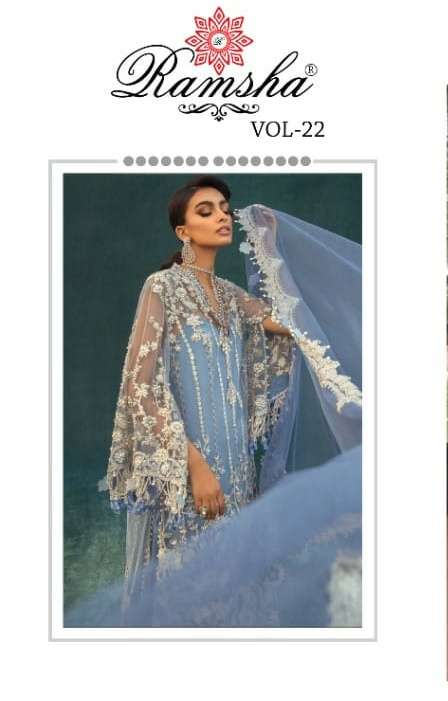 Ramsha Vol 22 Exclusive Fancy Pakistani Suits