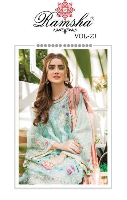 Ramsha Vol 23 Georgette Pakistani Designer Suits