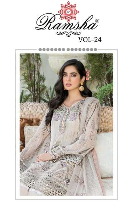 Ramsha Vol 24 Georgette Pakistani Fancy Salwar Kameez