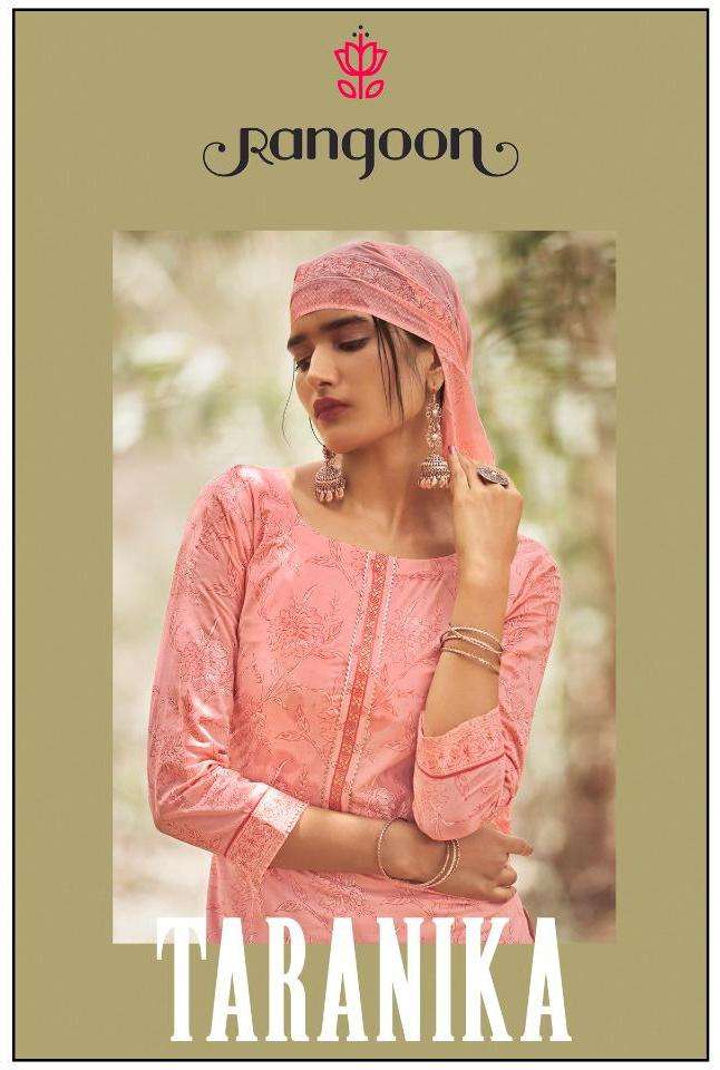 Rangoon Taranika Cotton Full Stitch Suits Wholesaler