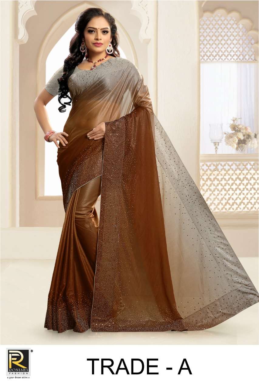 Ranjna Saree Trade Fancy Siroski Work Designer Saree Collection