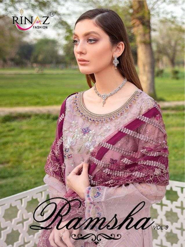 Rinaz Ramsha Vol 9 Georgette Pakistani Suits