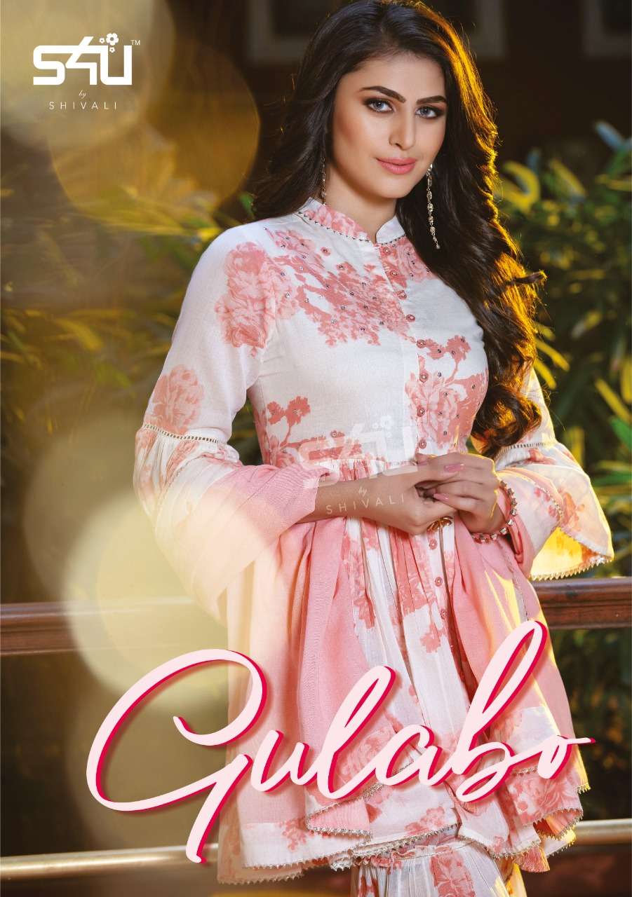 S4u Gulabo Party Wear Sharara Suits Readymade Collection