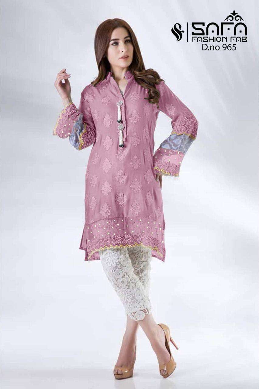 Safa 965 Tunic Kurti With Pant Pair Exports