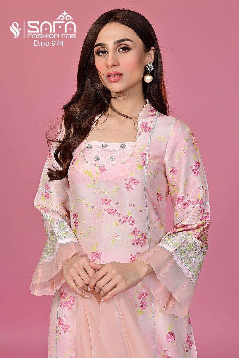 Safa 974 Readymade Kurti With Pant And Dupatta