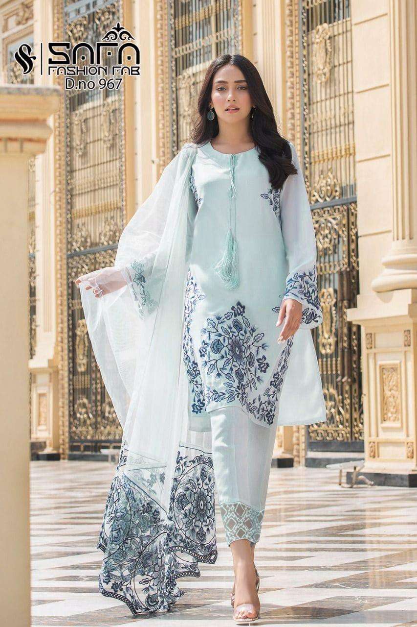 Safa Fashion 967 Kurti Pant With Dupatta Exports