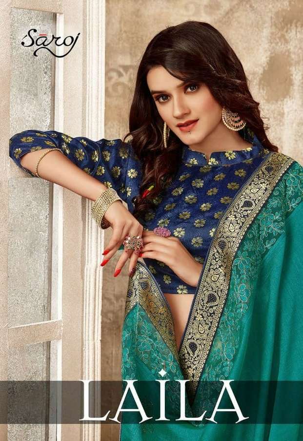 Saroj Laila Designer Silk Fancy Saree