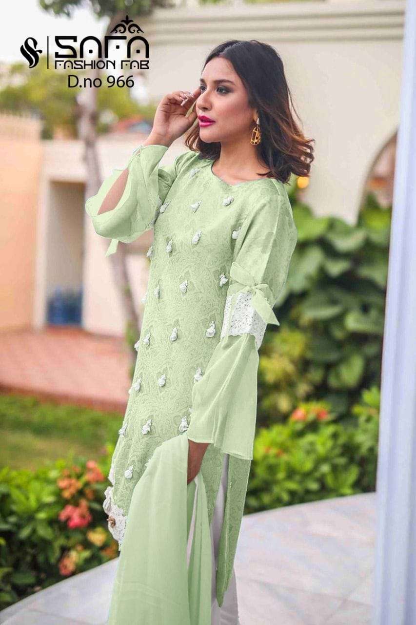 Sf 966 By Safa Fashion Kurti With Pant And Dupatta Exports