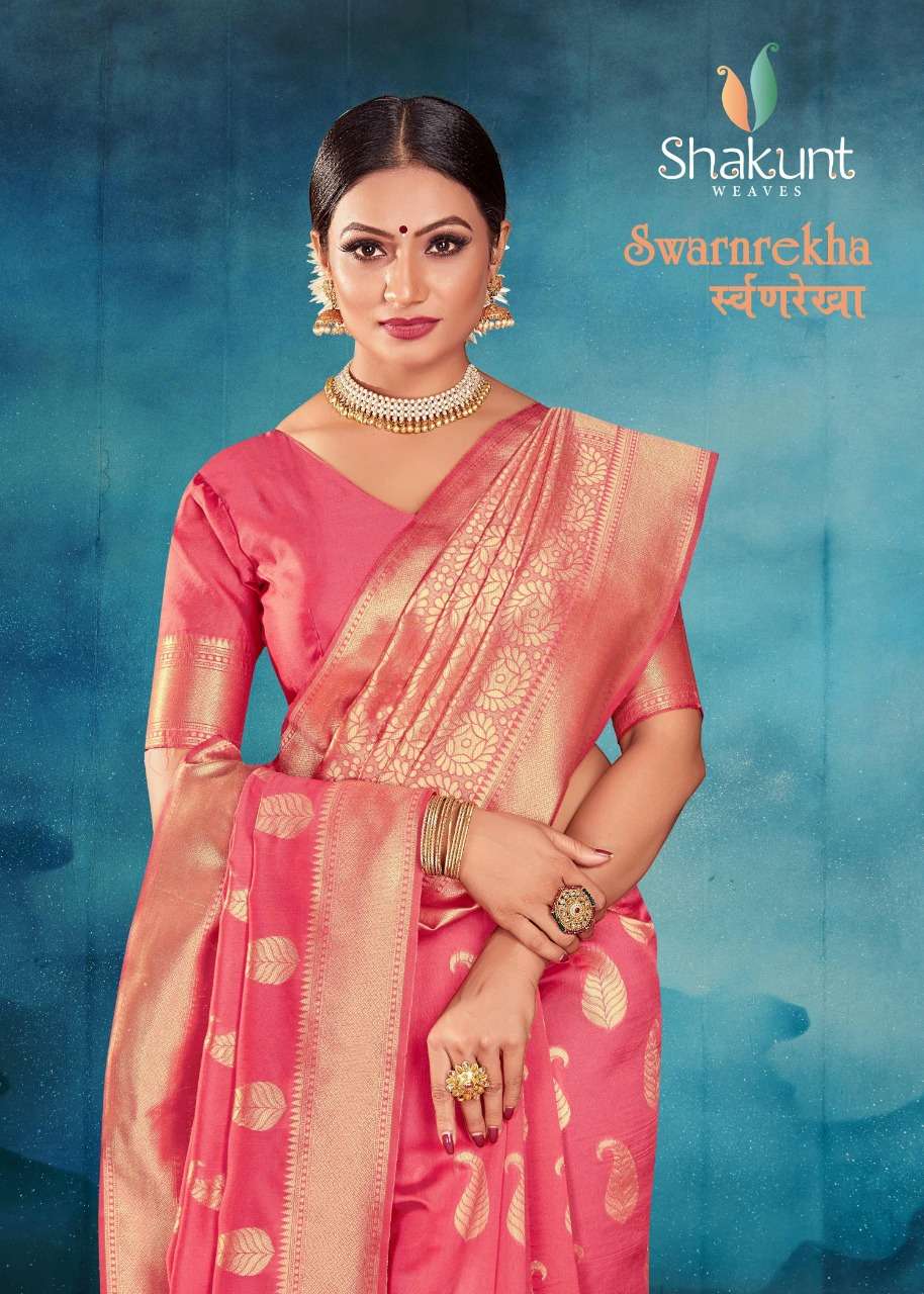 Shakunt Swarnrekha Vol 1 Art Silk Casual Wear Saree