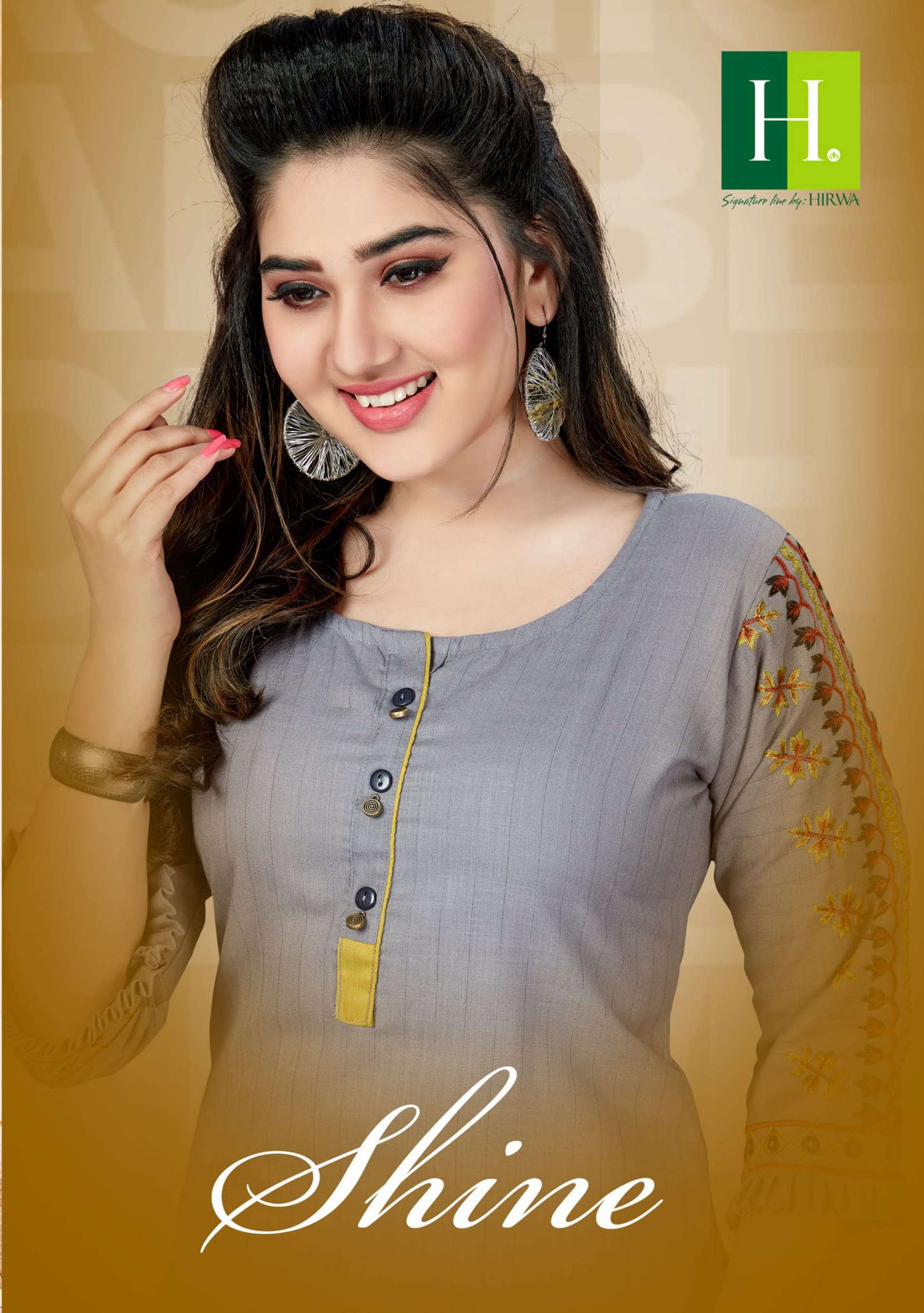 Shine By H Dot Kurti With Pant Pair Exports