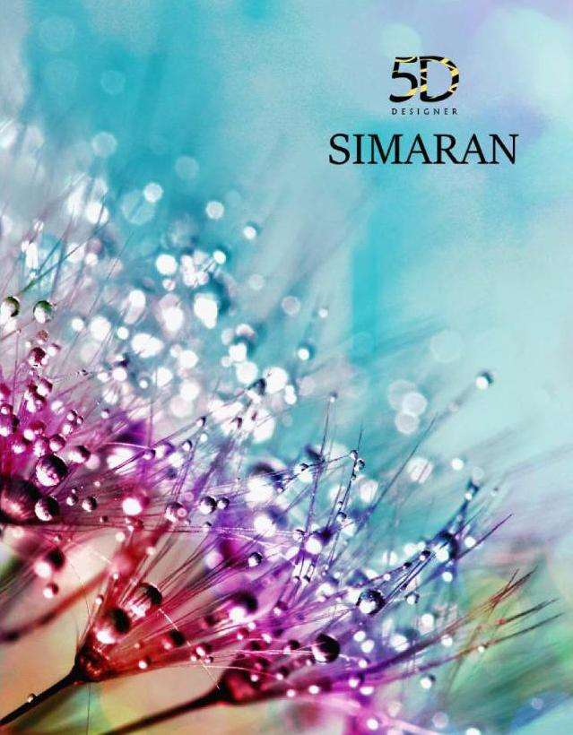 Simran By 5d Designer Chiffon Casual Waer Saree Exports