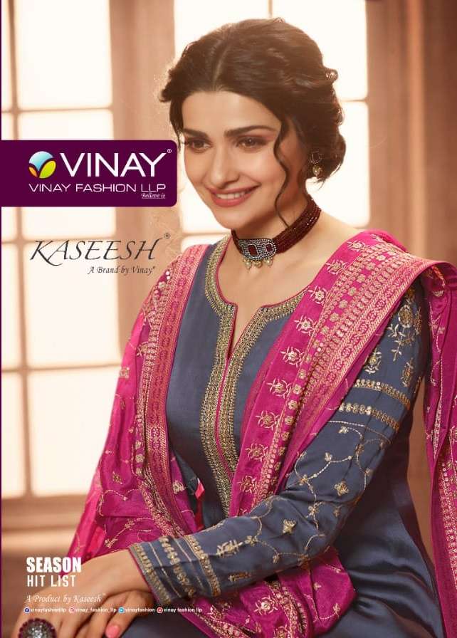 Vinay Season Hitlist Muslin Satin Party Wear Suits