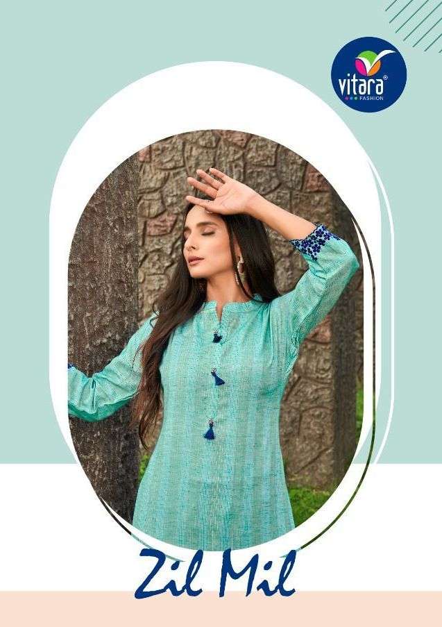 Zil Mil By Vitara Cotton Work Daily Wear Kurtis