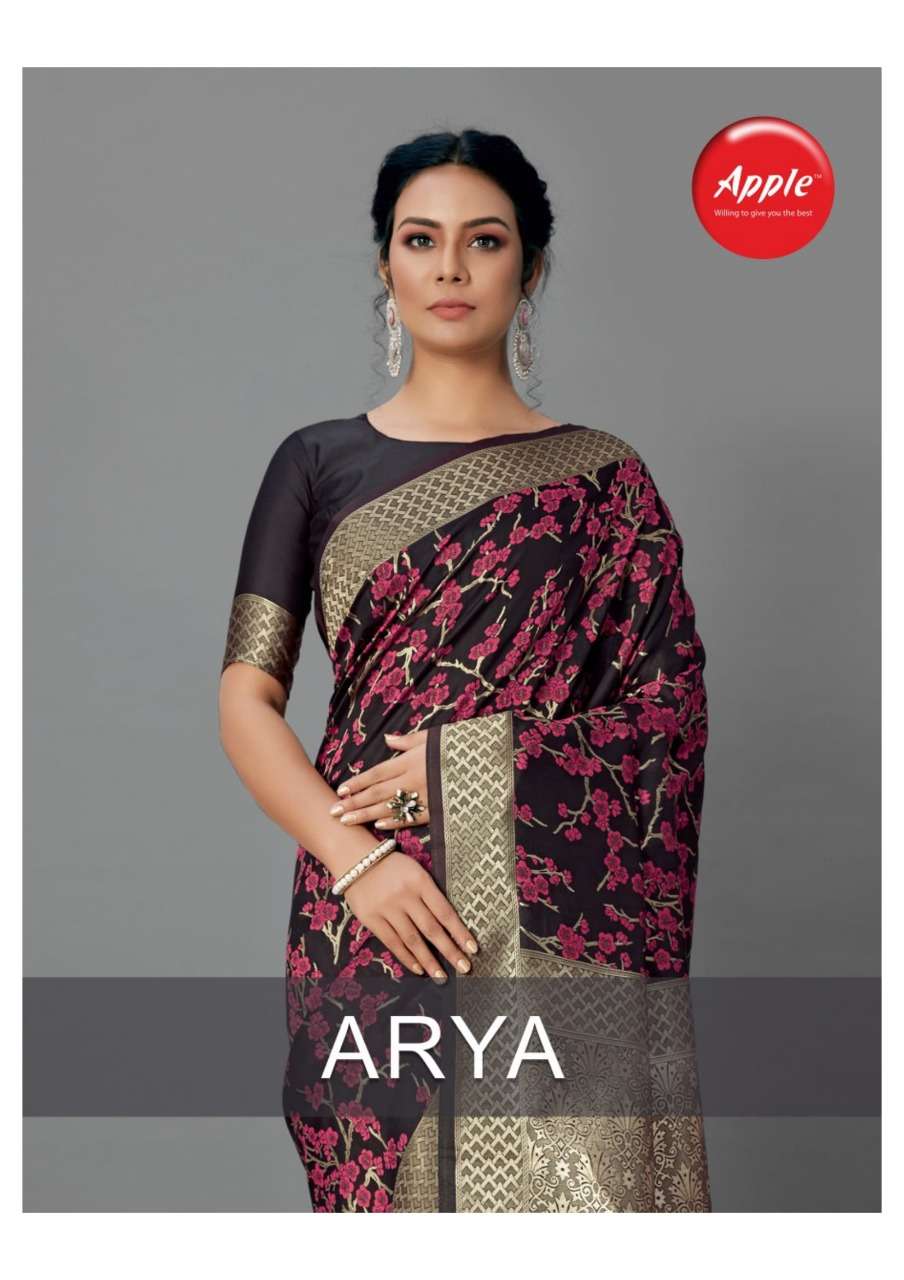 Arya D.no.03 Casual Wear Cotton Silk Sarees By Apple Sarees