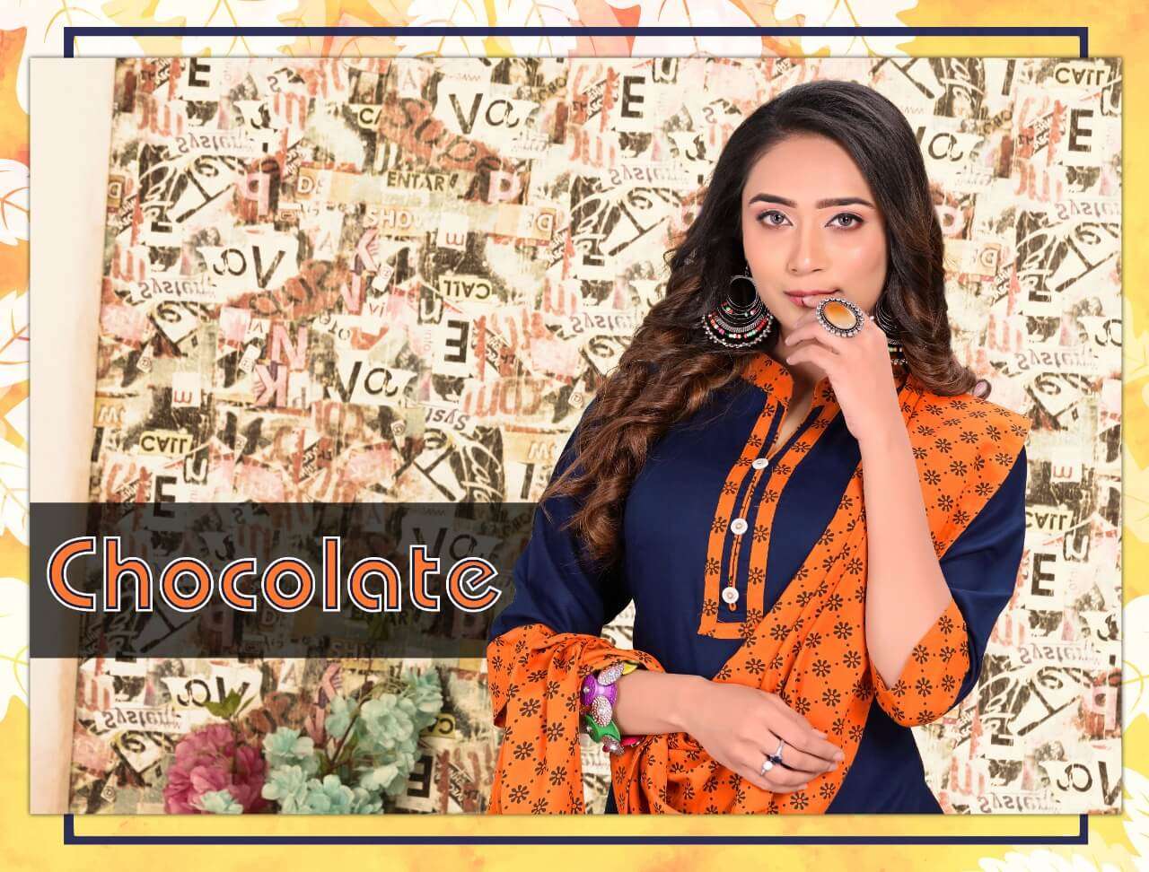 Chocolate Top Bootom Dupatta